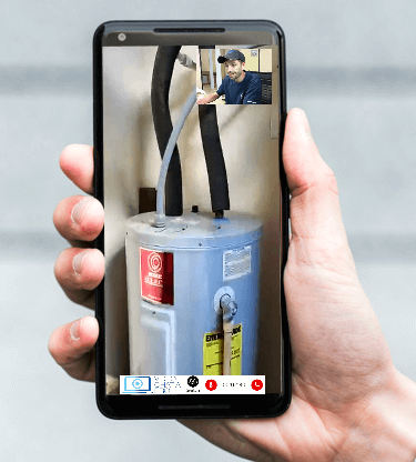 Video Chat a Pro Chat Screen Phone water heater