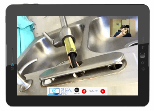 Emergency Plumbing Estimates Using Live Video Chat