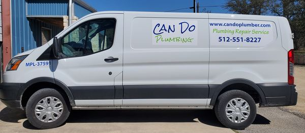 Can Do Plumbing Service Van